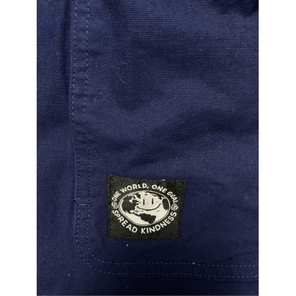 NWT Brooklyn Cloth Shroom Shacket Overshirt Jacket Blue with Mushroom S - Picture 3 of 8
